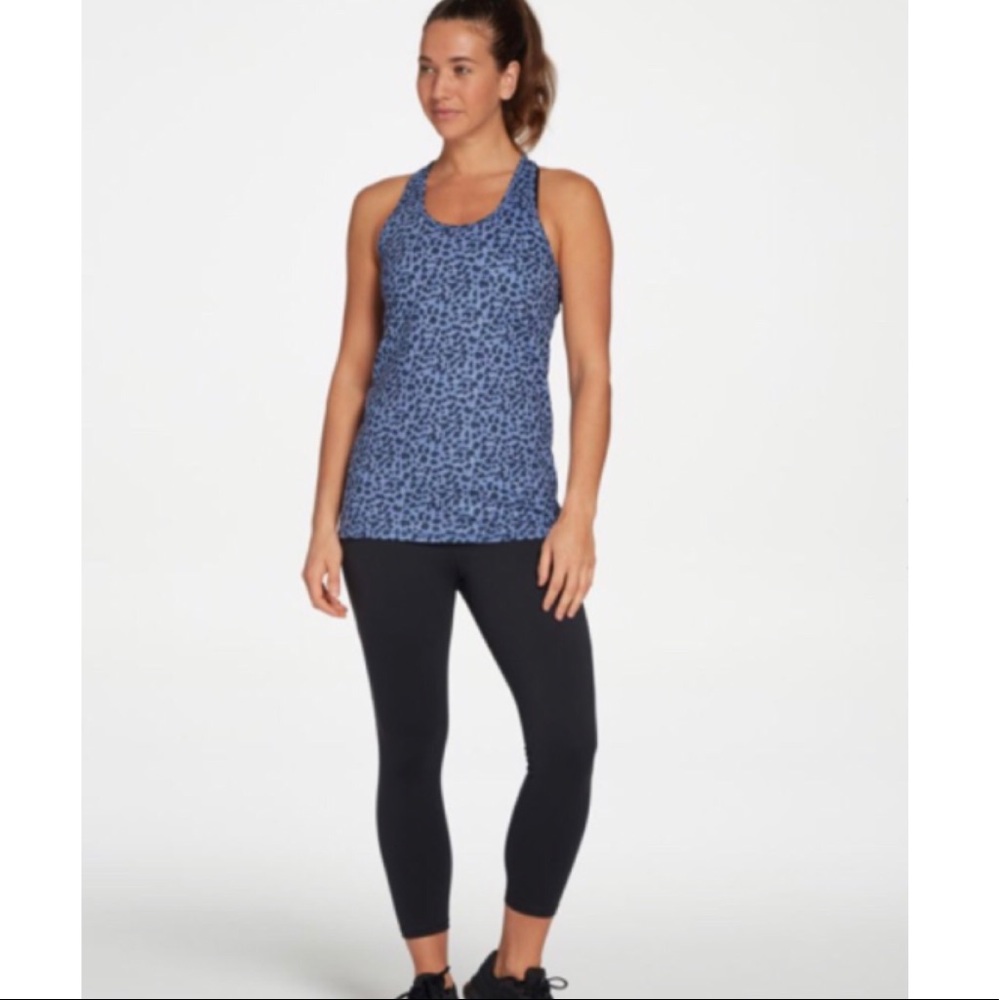 CALIA Purple Fitted Move Tank Top   16 1/2 W